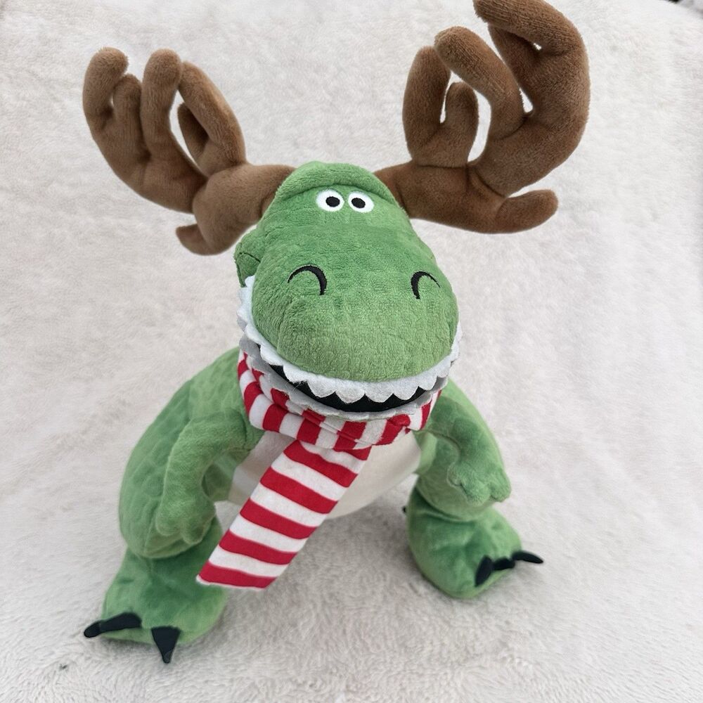 Chewy Pixar Rex Dinosaur Toy Story Christmas Large Dog Toy Squeaker